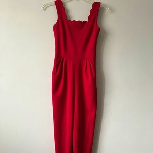NWOT Stunning Red pant Jumpsuit